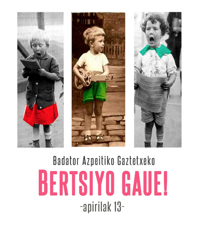 Gaztetxeko Bertsio Gaua antolatzeko bigarren bilera izango da bihar