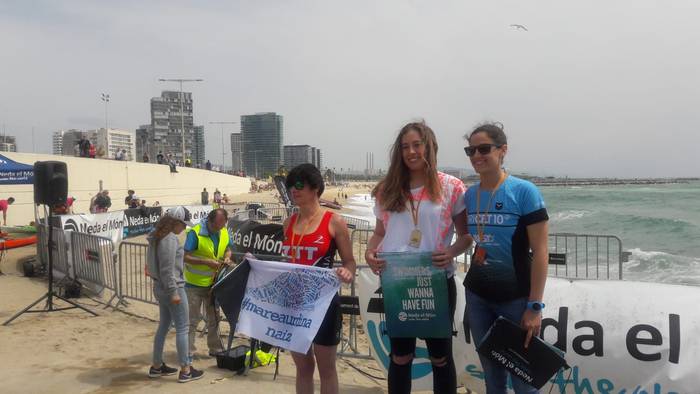Leire Zeziaga bigarren, Swim Barcelona itsas zeharkaldian