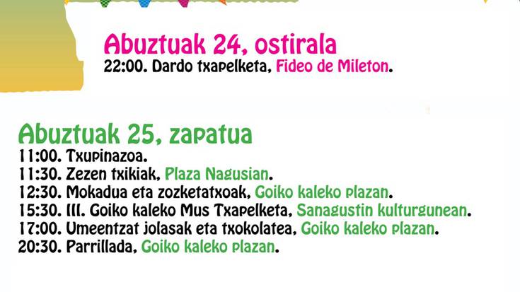 Goikokaleko festak