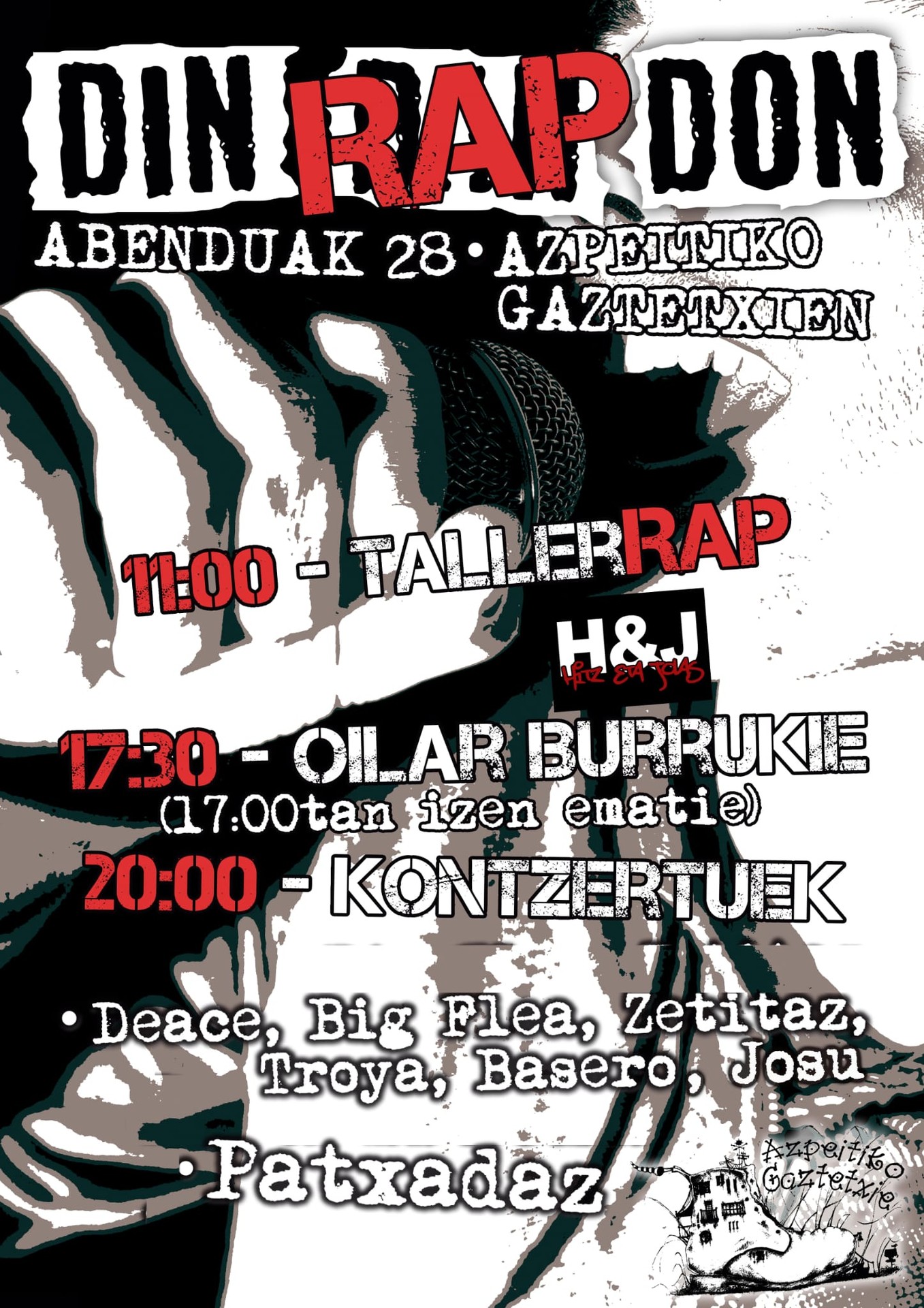 Din Rap Don eguna izango da bihar Gaztetxean