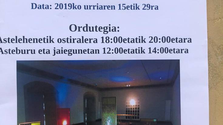 Erakusketa: Pablo Soraluzeren lanak