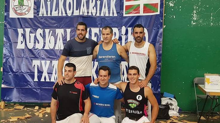 Mikel Larrañaga, Euskal Herriko Lehen Mailako Aizkora Txapelketako finalera