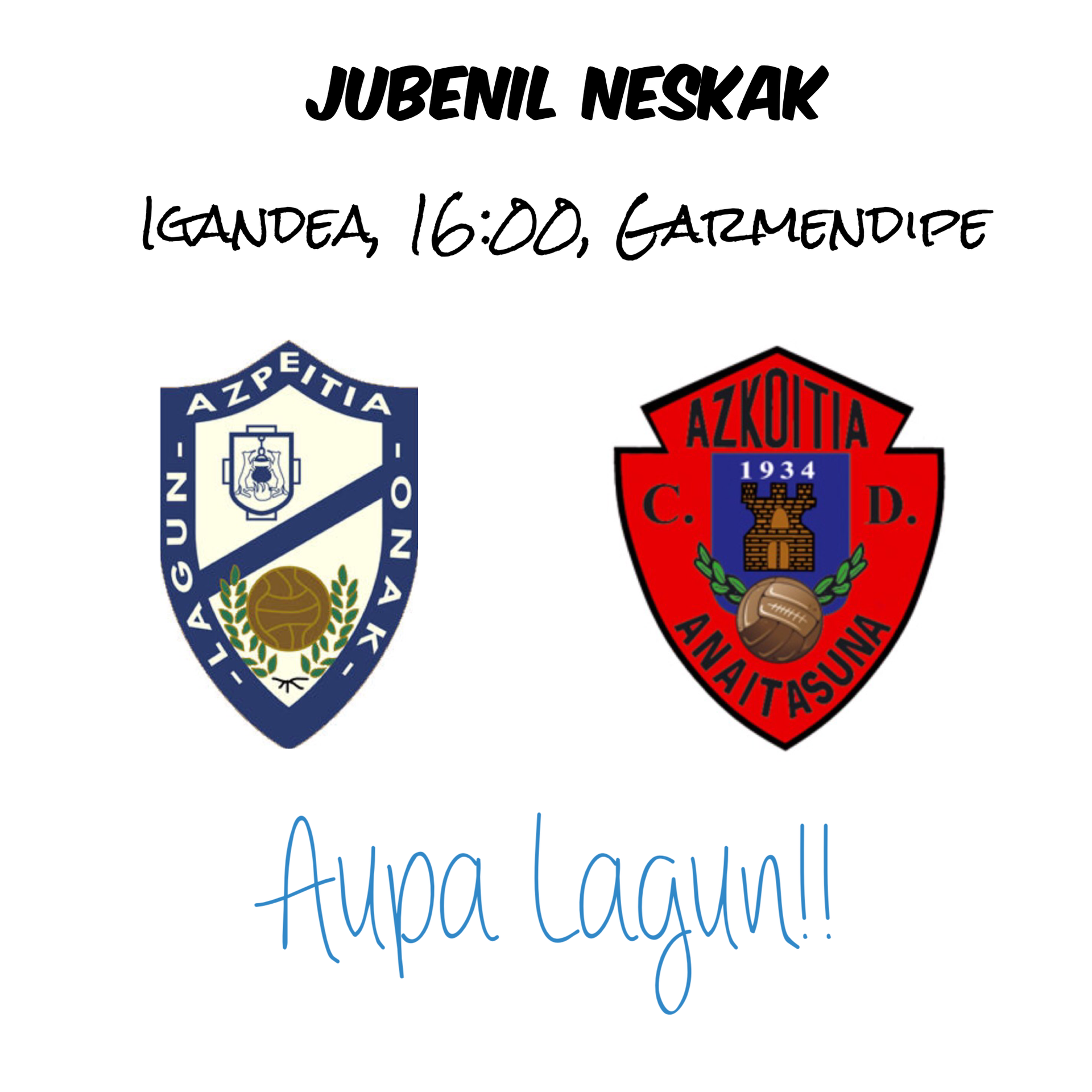 Lagun Onak-Anaitasuna, jubenil nesken arteko derbia