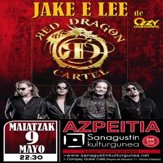 Jake E. Lee Sanagustin kulturgunean izango dugu