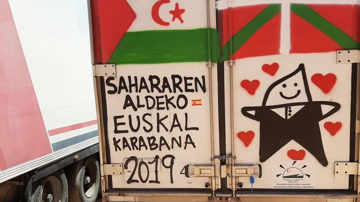 Kamioikada bat elkartasun, Saharako errefuxiatuen kanpamentuetara