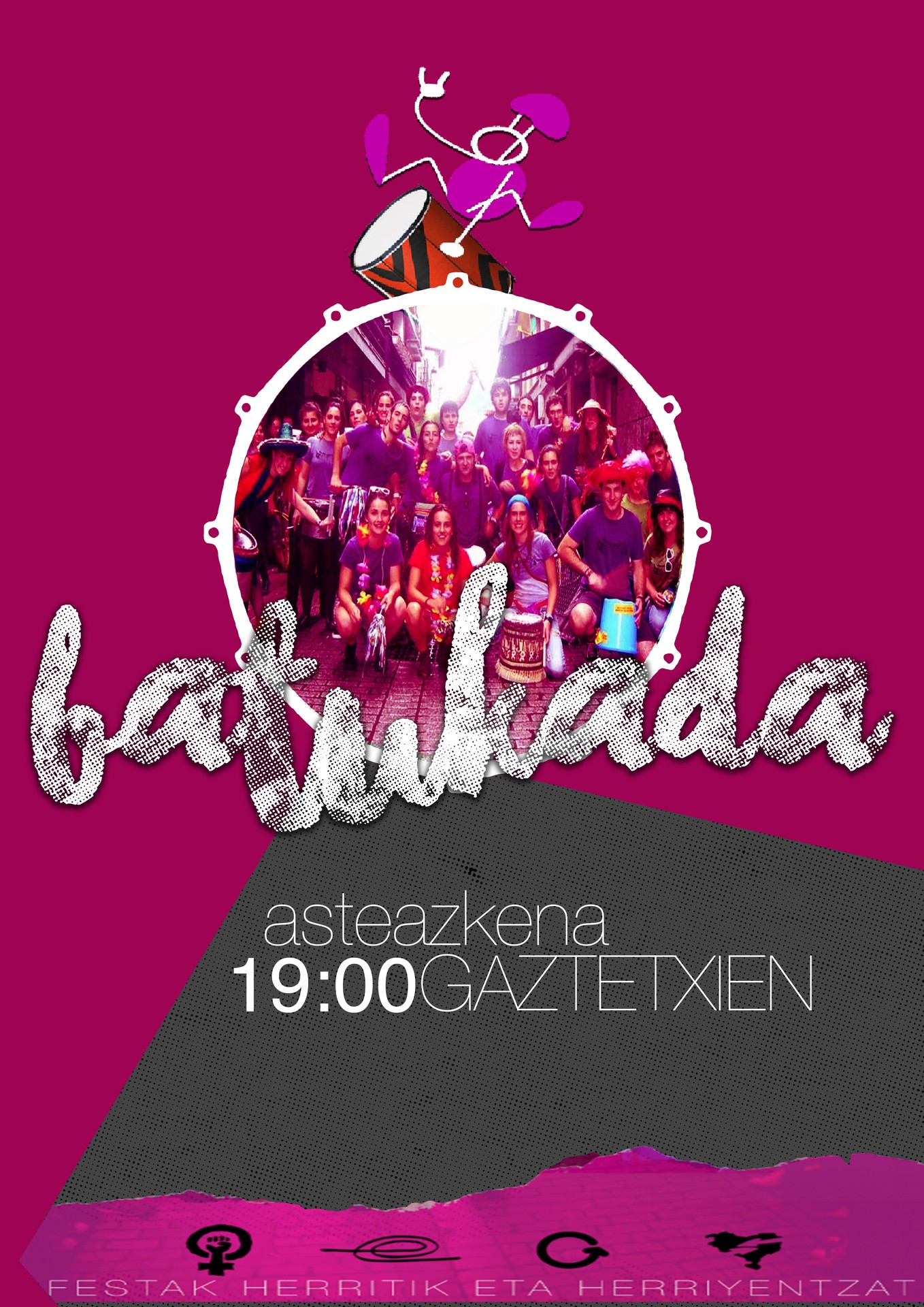 Animatu batukada herrikoian parte hartzera!