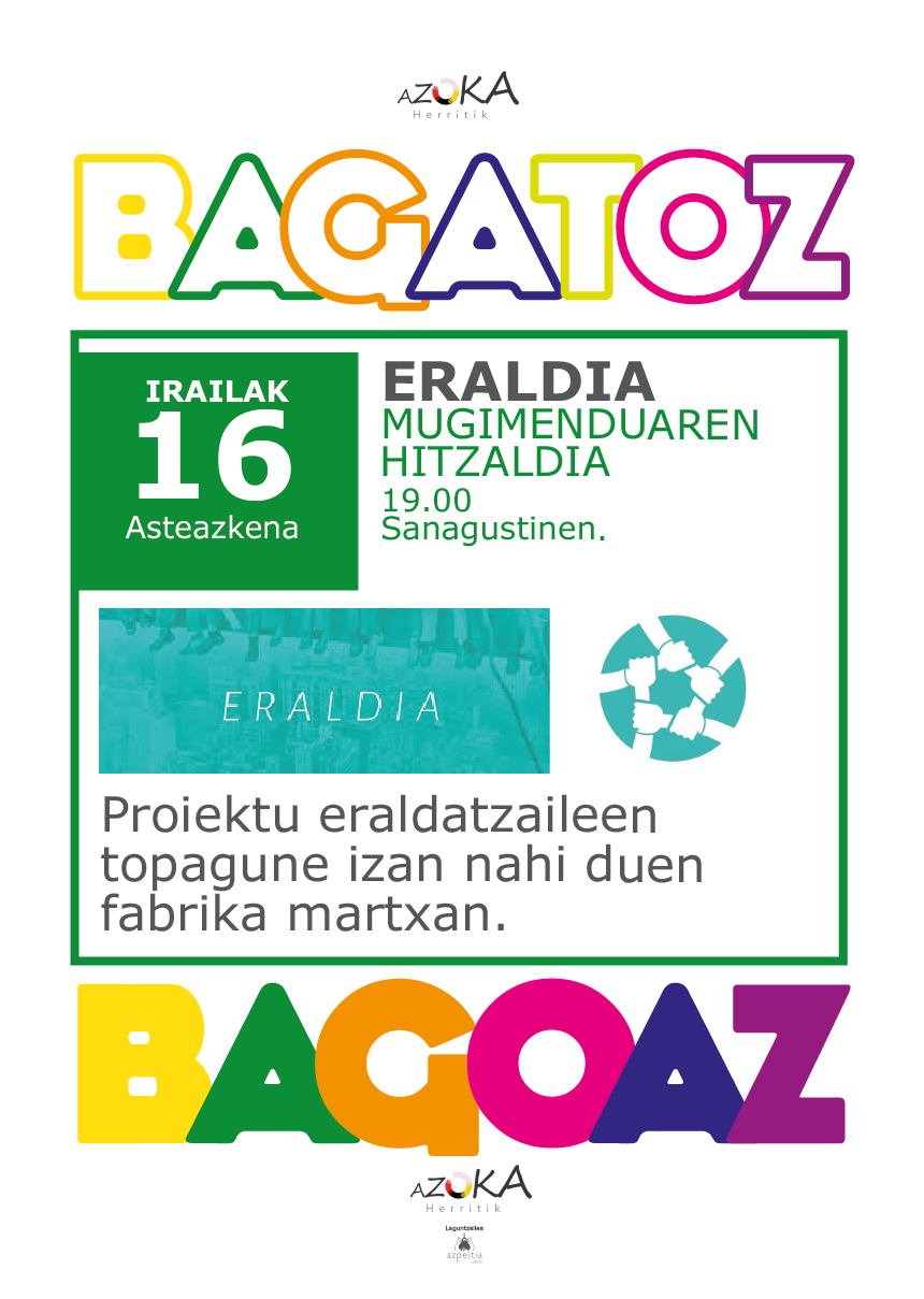 Gaur hasikoa da #AzokaHerritik2015, Eraldiako ...