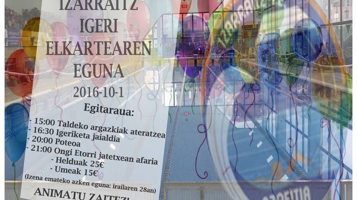 Izarraitz Igeri Elkartearen eguna ospatuko dute urriaren 1ean