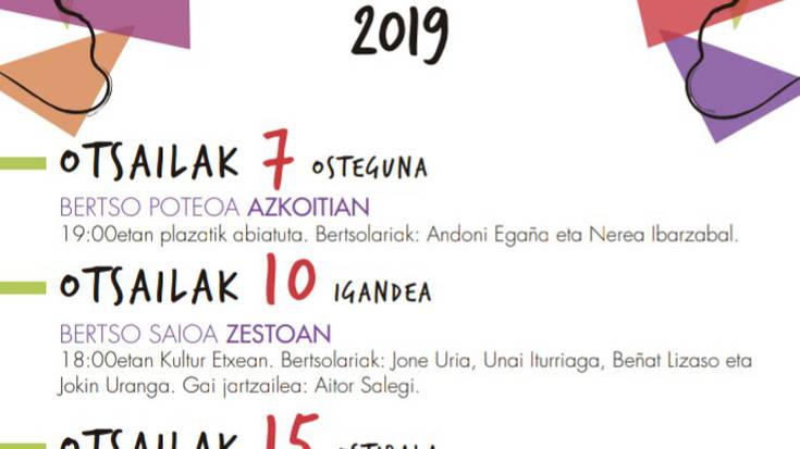 Bertso Astea: 'Bertso jasa' haurrentzako saioa