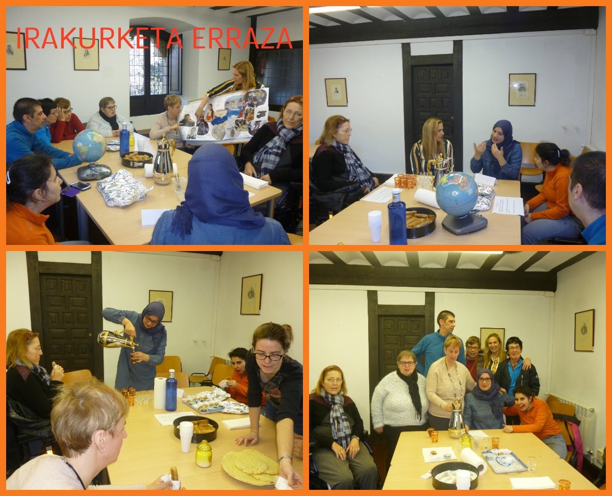 Goienetxe fundazioko kideek kultura arabiarra ezagutzeko aukera izan dute Irakurketa Errazari esker