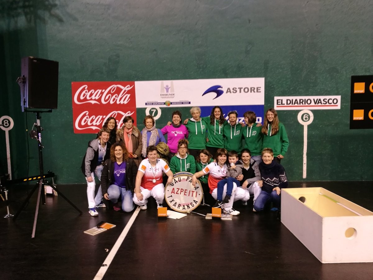Alaitz Badiola eta Oihana Orbegozo, Emakume Master Cup txapelketako Promozio Mailako txapeldunorde
