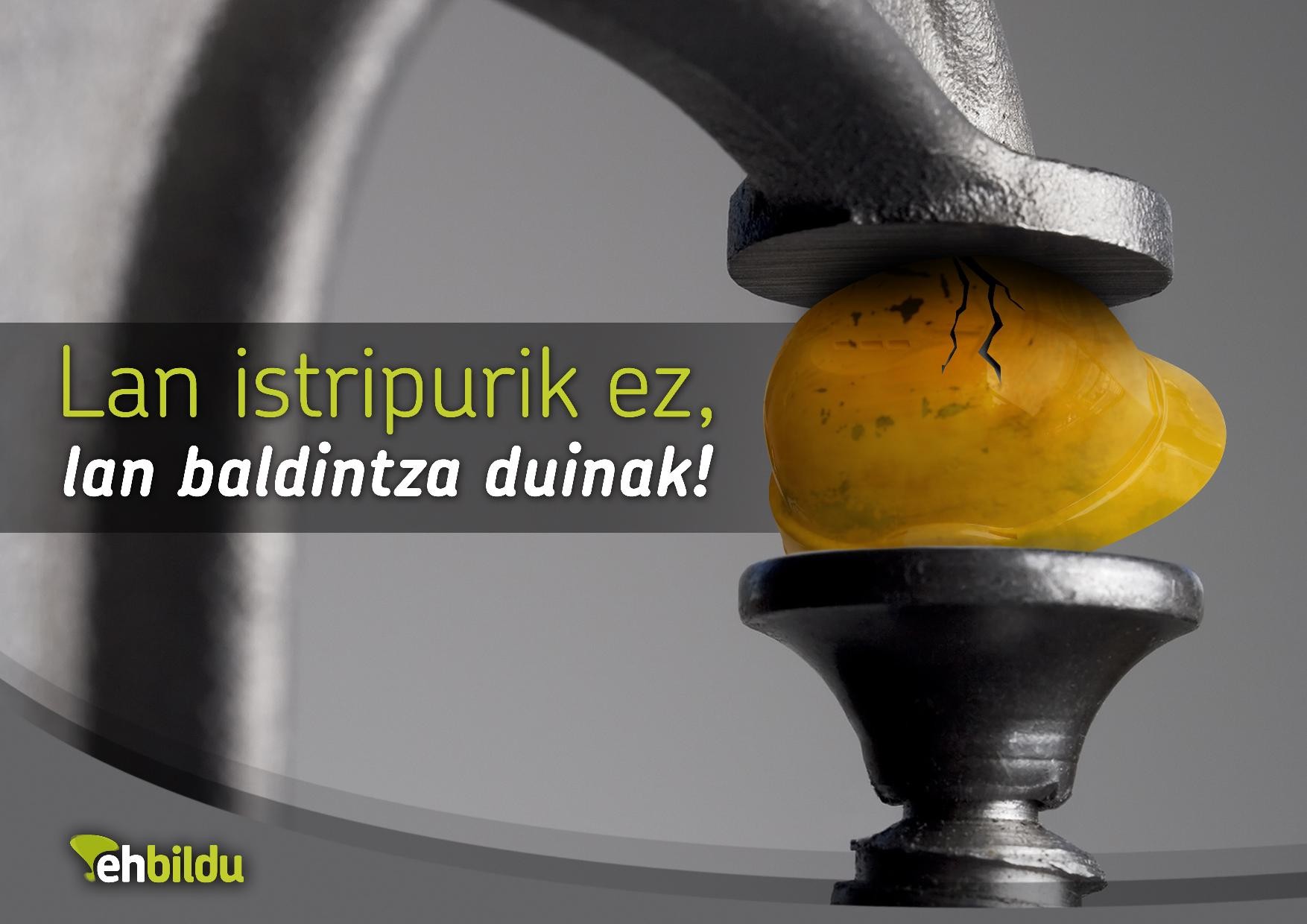 Biziki deitoratzen du atzo jazotako lan istripua Azpeitiko EH Bilduk
