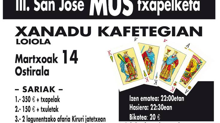 III. San Jose Mus Txapelketa