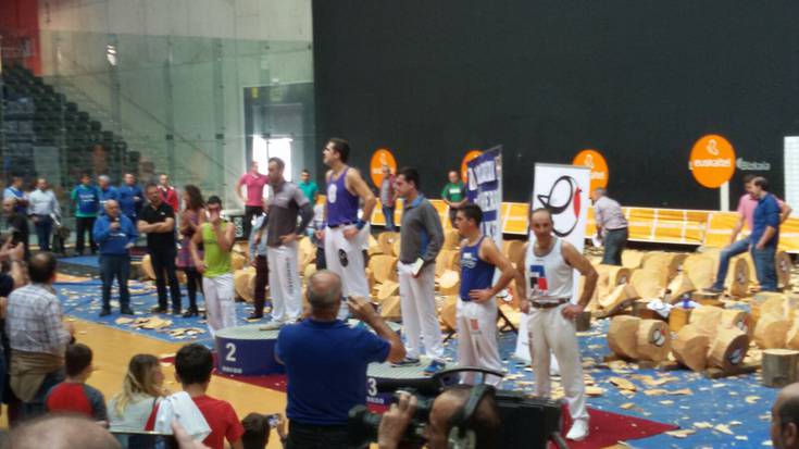 Mikel Larrañaga hirugarren sailkatu da Euskal Herriko Aizkora Txapelketaren Final Nagusian 