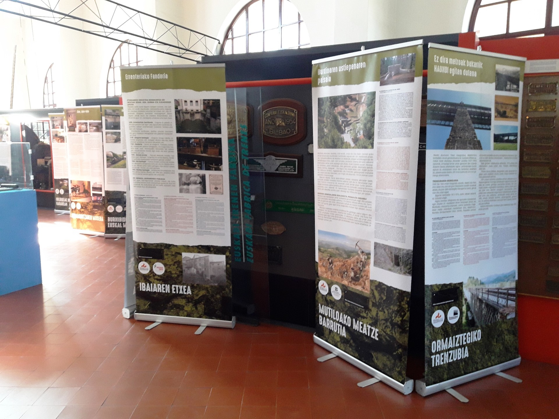 Pirinioetako Burdinaren Ibilbidearen inguruko erakusketa iritsi da Burdinbidearen Euskal Museora