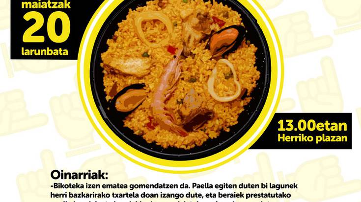 Paella txapelketarekin dator aurtengo Salatzen Dut Eguna