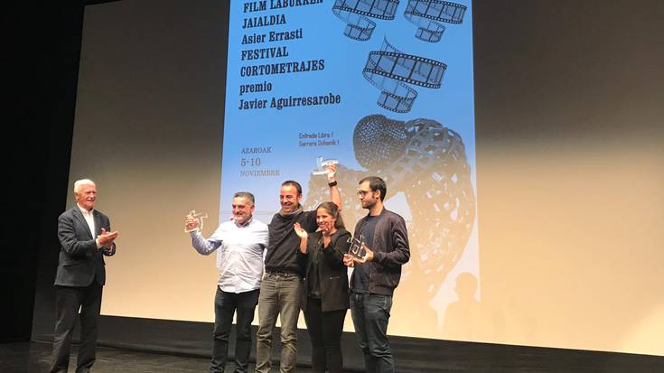 Euskarazko film laburrik onenaren saria jaso du 'Lekaime'-k, Eibarko Asier Errasti jaialdian