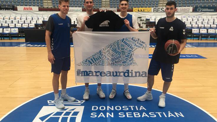 Gipuzkoa Basketen babesa Marea Urdinari