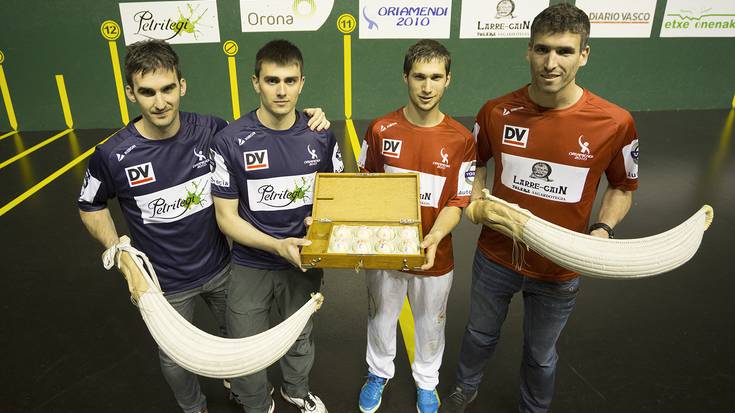 Aukeratu dute finalerako materiala Otaegik eta Ionek