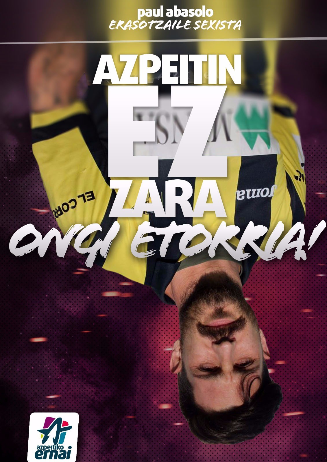 Paul Abasolo herrian izango dela salatu du Azpeitiko Ernaik