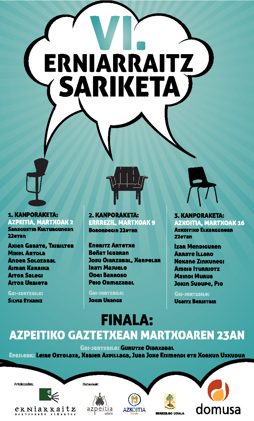 VI. Erniarraitz Sariketa datorren astean ...
