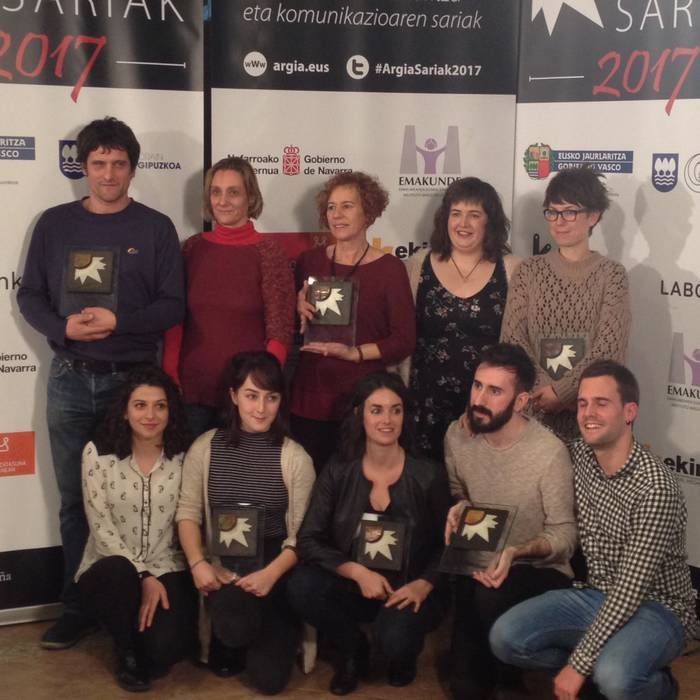 Interneteko Argia Saria jaso du Haritz Odriozola azpeitiarrak, Game Erauntsia komunitatearen izenean