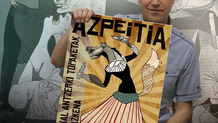 Valen Garcia: "Picassoren 'Guernica' obran inspiratuta egin dut kartela"