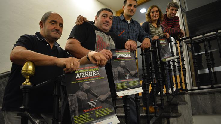 Euskal Herriko bigarren mailako aizkora txapelketaren kanporaketa herrian jokatuko da zapatuan