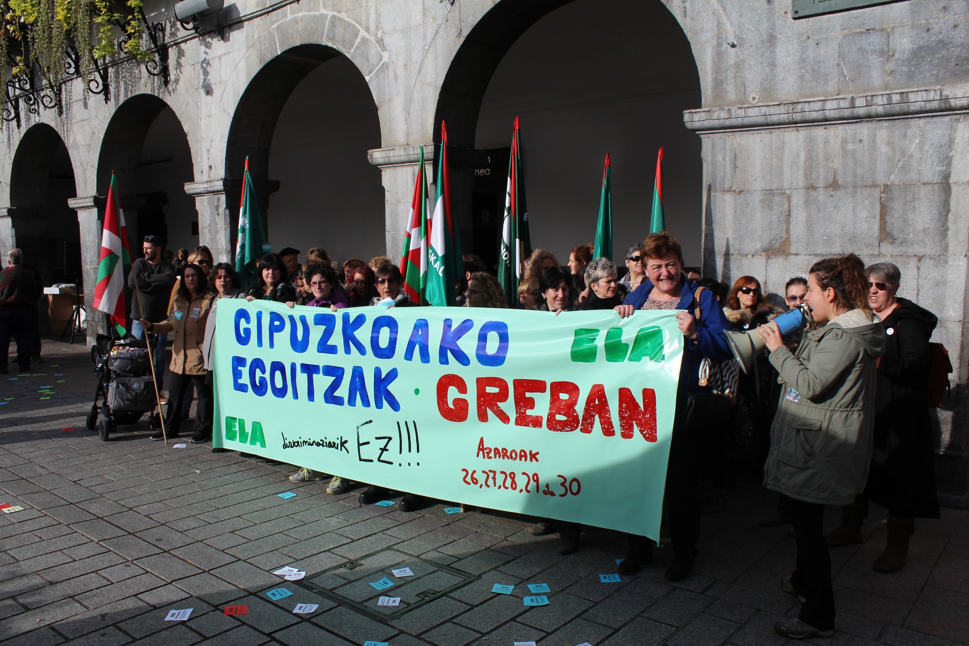 San Martin egoitzako eta eguneko zentroko langileak grebara deitu ditu ELAk
