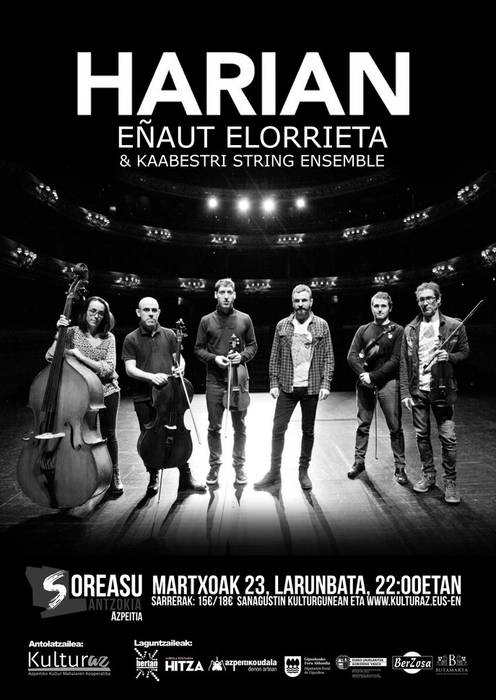 Kontzertua: Eñaut Elorrieta eta Kaabestri String Ensemble