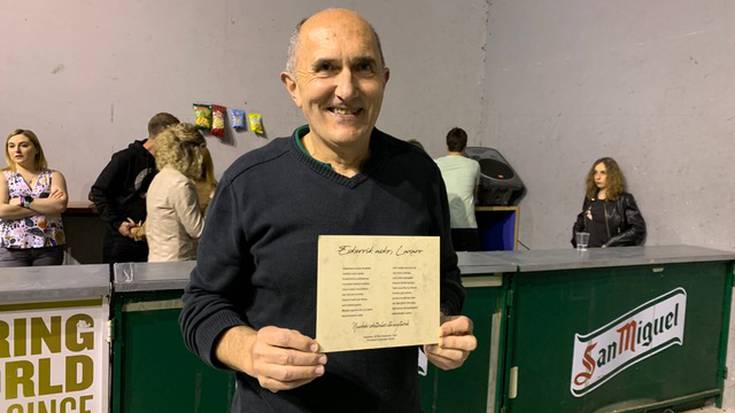 Laxaro Azkuneri aitortza, Nuarbeko Trinidade jaietan