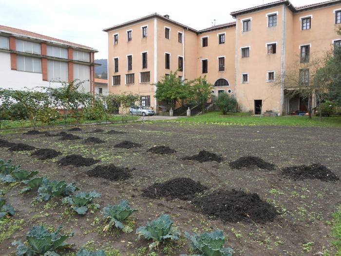 Beraiek egindako konposta, San Millan zentroan