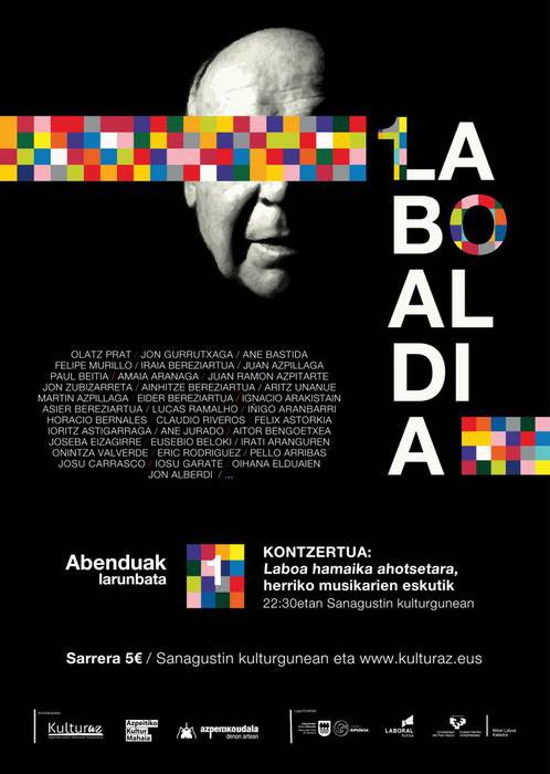Herriko musikariek Sanagustinen agurtuko dute Laboaldia bihar