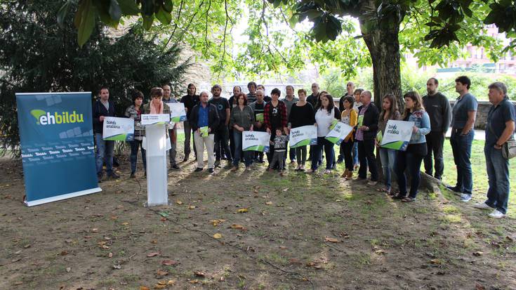 Zapatuan 'Bakea, erabakia' leloarekin Donostian egingo den manifestaziora deitu du Urola Kostako EH Bilduk