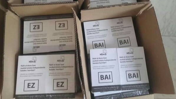 4.781 pertsonek hartu dute hitza Hitzartuk independentziaz egin duen herri galdeketan