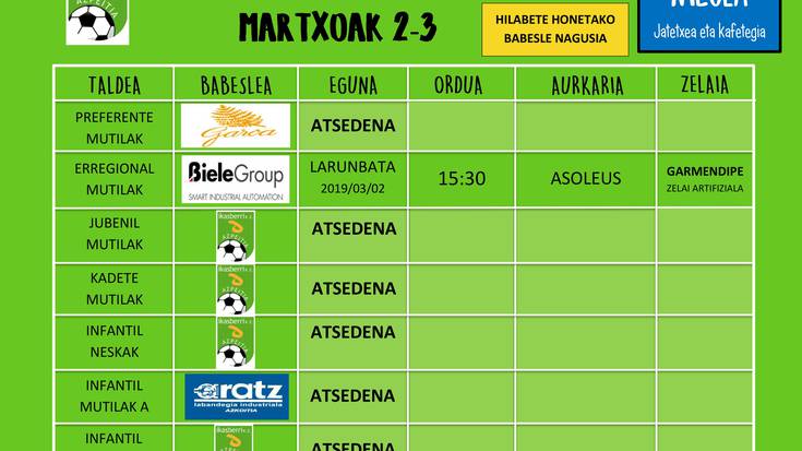 Erregionalen txanda