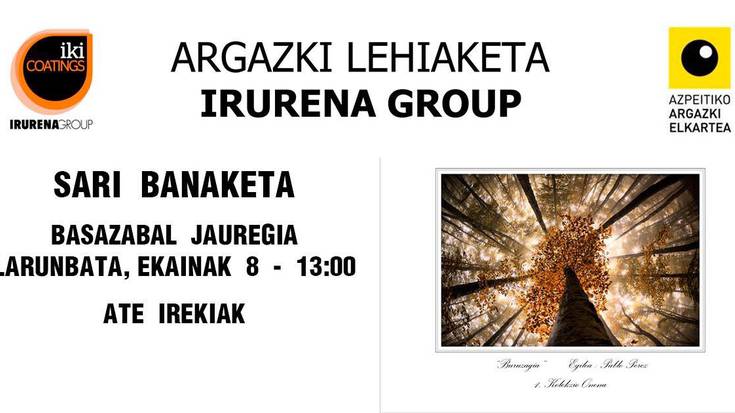 Irurena Group argazki lehiaketaren sari banaketa