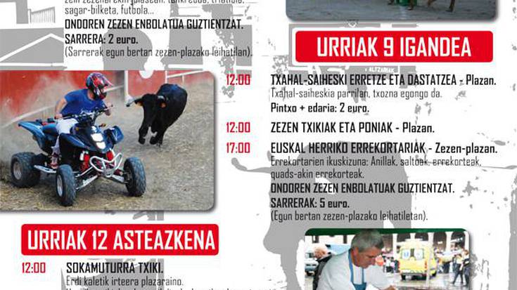 Zezen Beltzen III. asteburua, urriaren 8, 9 eta 12an