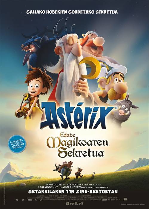 Zinea: 'Asterix: edabe magikoaren sekretua'