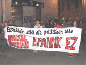 18/98+ ekimenaren manifestazioa