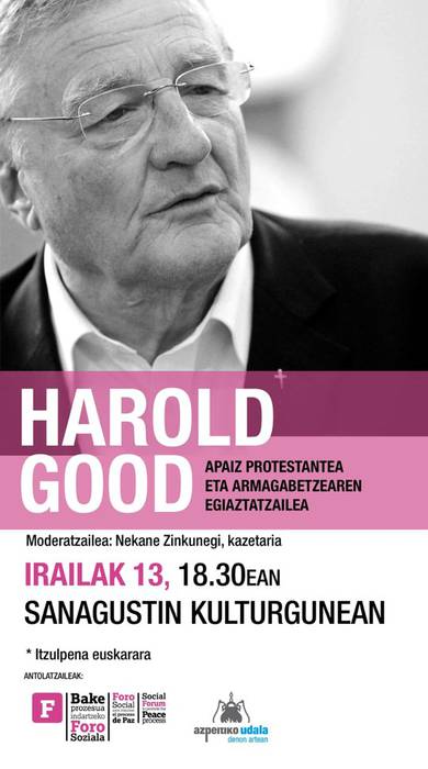 Hitzaldia: Harold Good