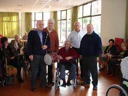 Pedro Etxeberria omendu zuten San Martin egoitzan