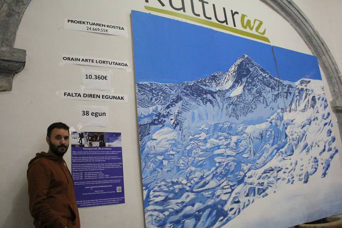 Kepa Urbieta: "Lanean jarraituko dugu Annapurna II 1986 proiektua osatzeko behar ditugun 24.500 euroak lortzeko"