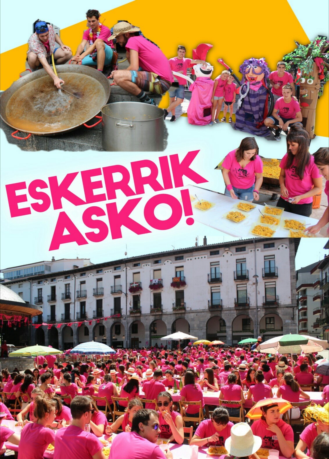 Eskerrik asko festa herrikoietara batu zineten guztioi!