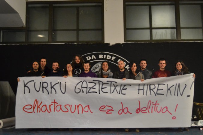Gaztetxeko kideek ere babesa agertu diote Eneko Ibarguren 'Kurku'-ri