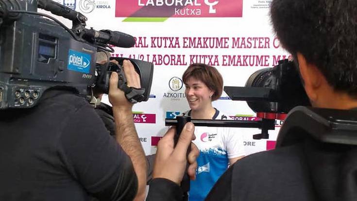 Oihana Orbegozok Emakume Master Cupeko finalerako txartela lortu du