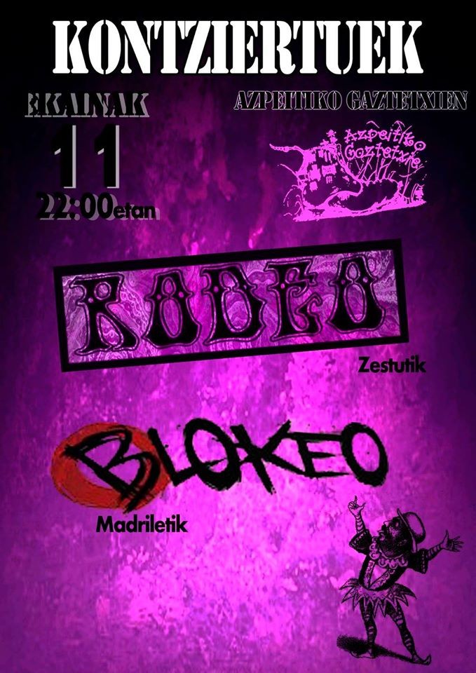 Ekainak 11, Blokeo, madrilgo Punk-Rock ...