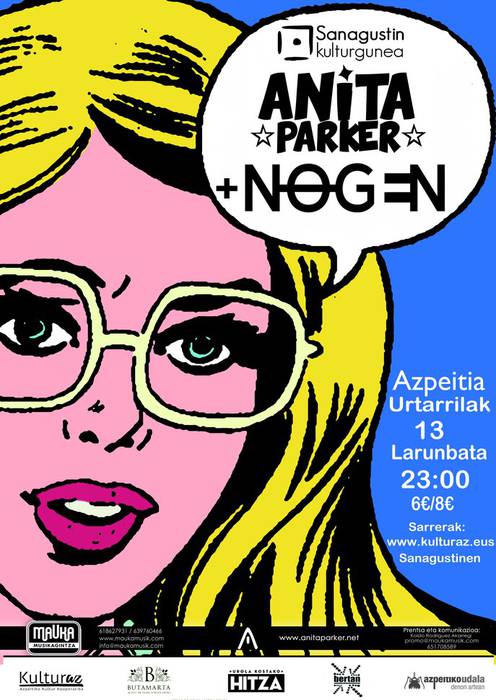 Nogen eta Anita Parker zuzenean ariko dira bihar, Sanagustinen