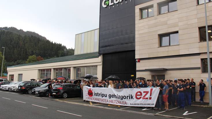 Dozenaka lagunek salatu dute Glual Energy enpresako lan istripua