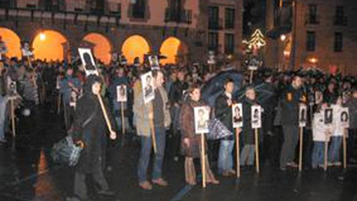 Euskal presoen aldeko manifestazioan jende asko